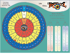 Tri-Wheel Lotto can be multi-property linked casino wheel game or state lottery game