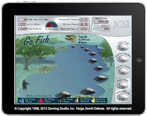 An electronic pull tab game on Nokota Gaming System™